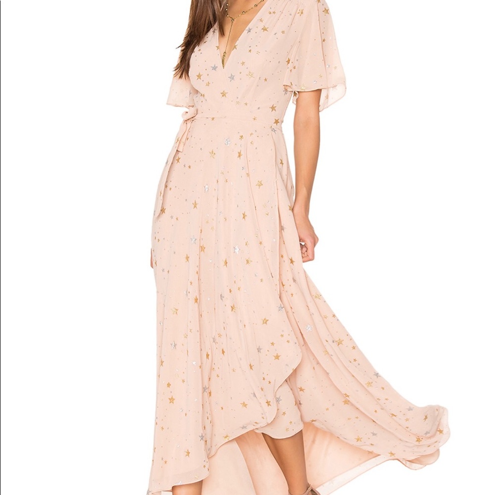 Privacy please pale pink dress